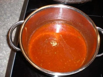 Hähnchenschenkel mit Speckbohnen und Kartoffelrösti - Rezept - Bild Nr. 5