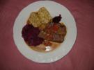Wildschweinbraten in Steinpilz-Rotwein-Soße - Rezept