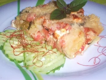 Zucchini-Tomaten-Kartoffel-Auflauf - Rezept - Bild Nr. 2