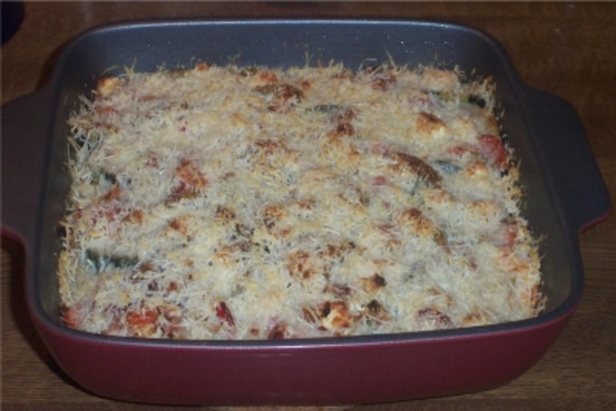 Zucchini-Tomaten-Kartoffel-Auflauf - Rezept