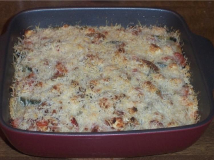 Zucchini Tomaten Kartoffel Auflauf - schnell &amp; einfach - 81 kcal/100g