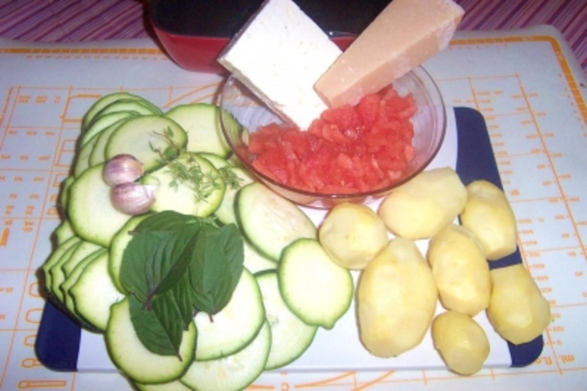 Zucchini-Tomaten-Kartoffel-Auflauf - Rezept - Bild Nr. 3