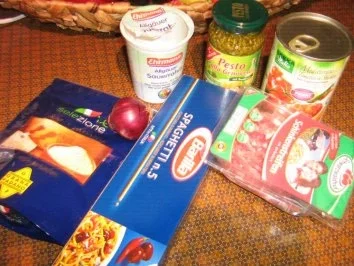 Spaghetti mit Schinken-Bolognese  scharf gewürzt - Rezept - Bild Nr. 2