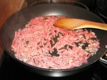 Spaghetti mit Schinken-Bolognese  scharf gewürzt - Rezept - Bild Nr. 3