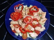 Rezept: Kleiner Salat mit Putenstreifen *fรผr die Arbeit* Kleiner Salat mit Putenstreifen *fรผr die Arbeit* - Rezept