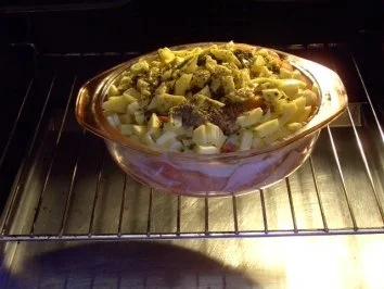 Rezept: "Fisch und Schinkenauflauf" Bild Nr. 3 "Fisch und Schinkenauflauf" - Rezept - Bild Nr. 3