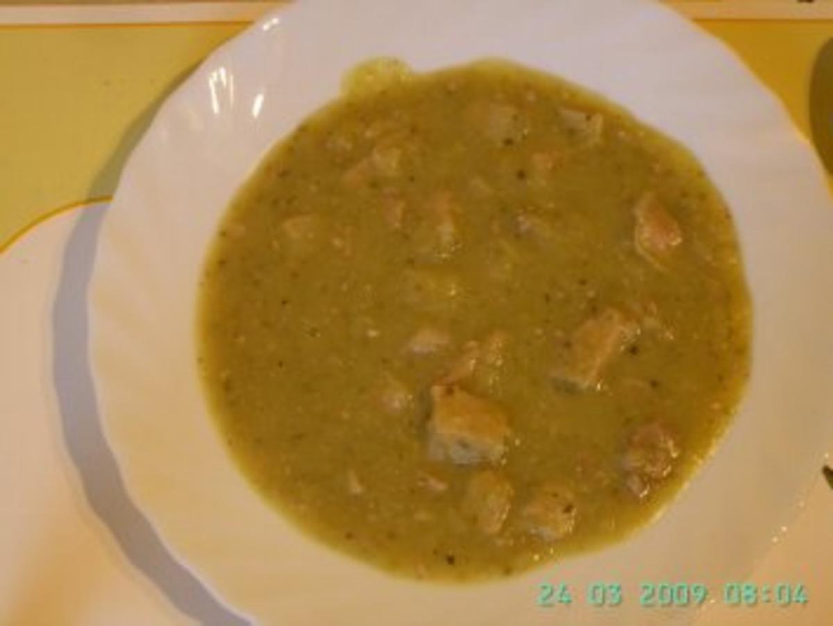 Erbsensuppe so wird´s gemacht - Rezept mit Bild - kochbar.de