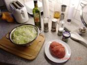 Chinakohl mit Rinderhackfleisch - Rezept