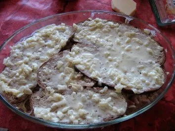 Rezept: deftiger Brotauflauf - der Zweite Bild Nr. 4 deftiger Brotauflauf - der Zweite - Rezept - Bild Nr. 4