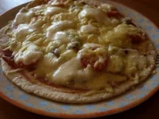 Rezept: Tortilla Pizza vegetarisch Tortilla Pizza vegetarisch - Rezept