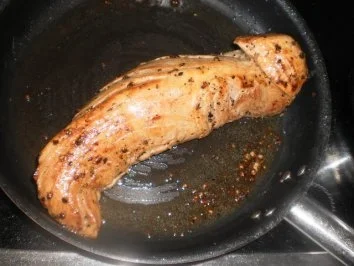 Schweinefilet in Crème-fraîche-Sauce mit Selleriegemüse - Rezept - Bild Nr. 3