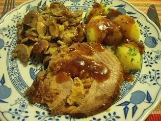 Spießbraten mit Mischpilzen - Rezept - Bild Nr. 5