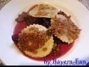 Ravioli mit Nougatfüllung auf Portweinpflaumen - Rezept - Bild Nr. 3