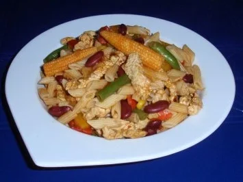 Rezept: Mexikanische Nudel-Fleisch-Pfanne Bild Nr. 9 Mexikanische Nudel-Fleisch-Pfanne - Rezept - Bild Nr. 9