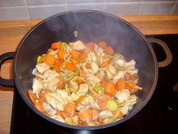 Schnelle Suppe mit Hähnchen - Rezept