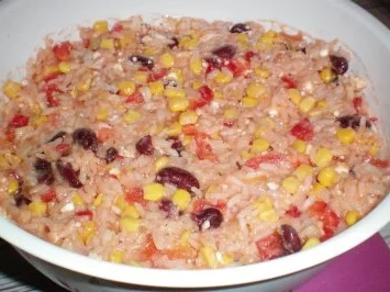 Reissalat mit Schafskäse - Rezept