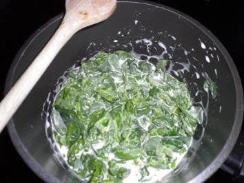 Fisch auf Blattspinat - Rezept - Bild Nr. 2