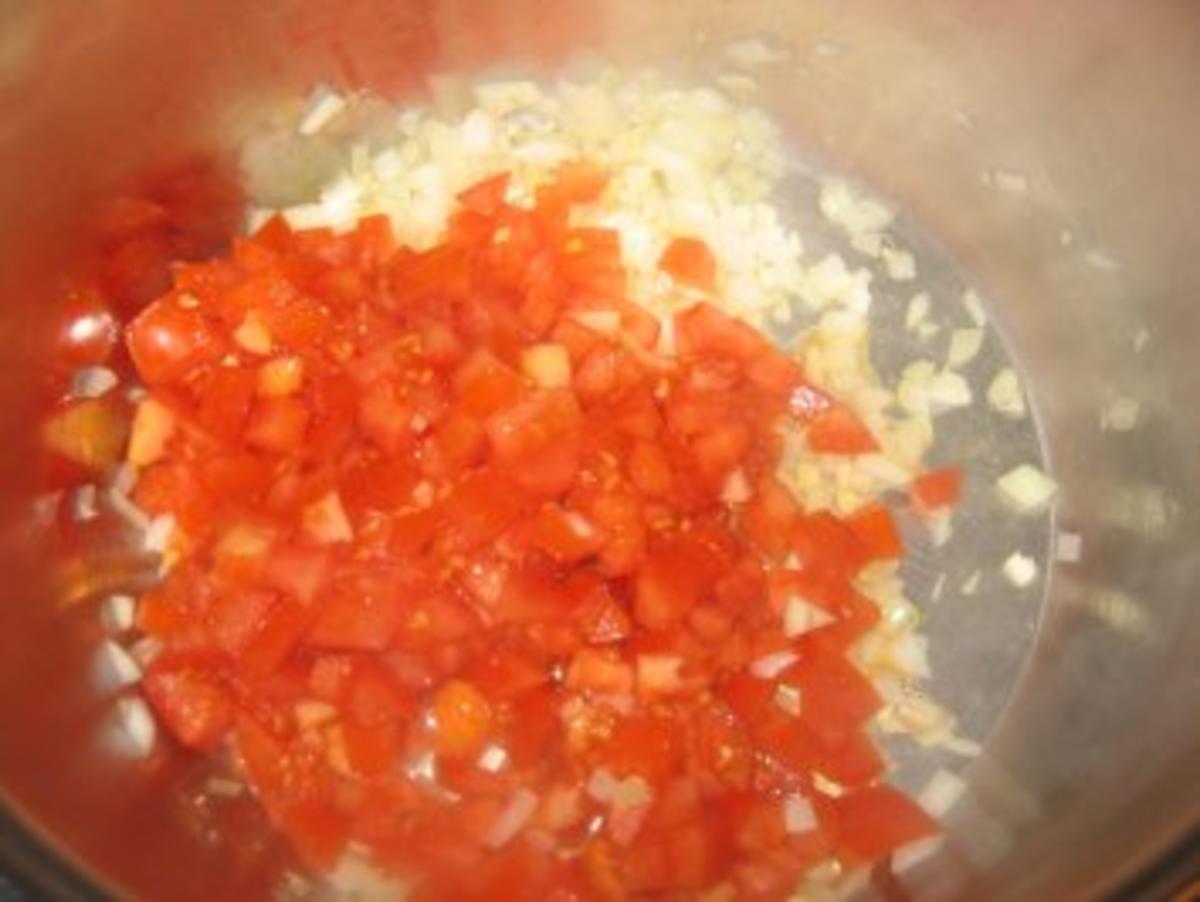 Seelachs auf Spinatbett mit Tomatendecke - Rezept - Bild Nr. 4