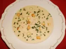 Sahnige Weißweinsuppe - Rezept