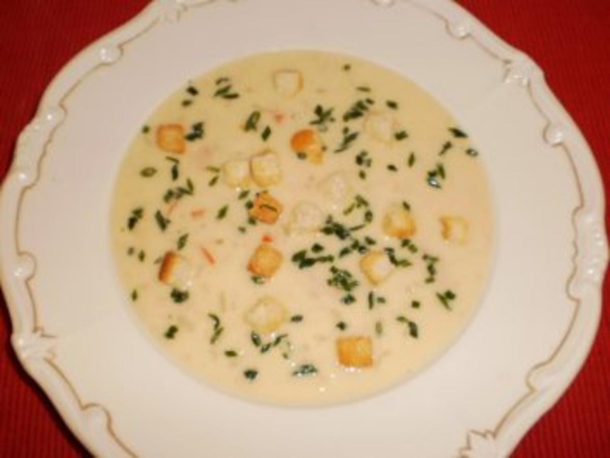 Sahnige Weißweinsuppe - Rezept mit Bild - kochbar.de