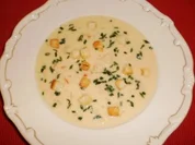 Rezept: Sahnige Weißweinsuppe Sahnige Weißweinsuppe - Rezept