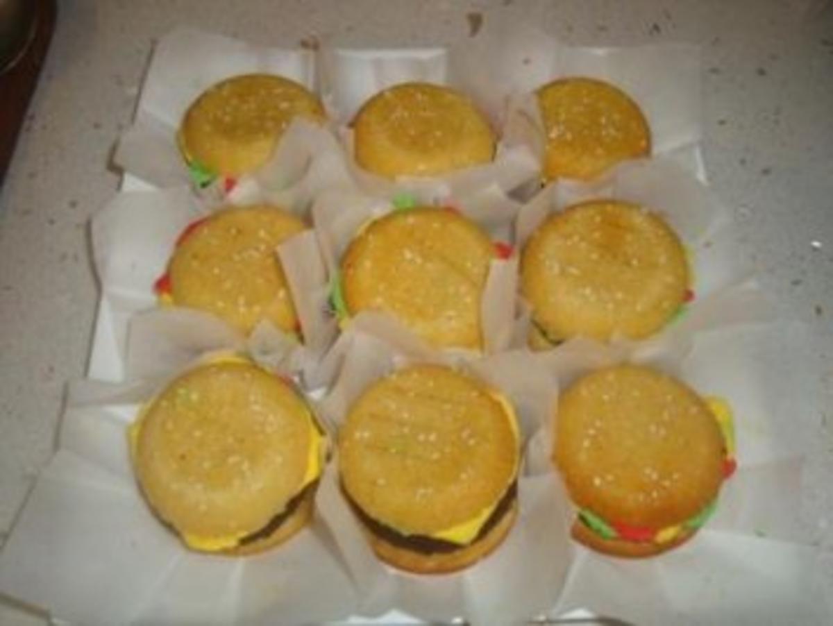 Bilder für Cheeseburger Cupcakes / Muffins - Rezept