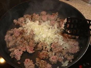 Nudelauflauf mit Hackfleisch und Auberginen - Rezept - Bild Nr. 5