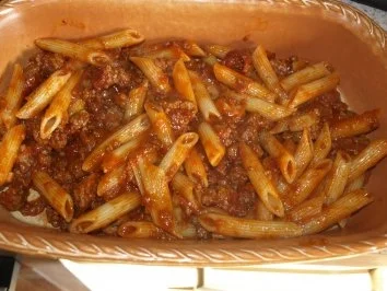 Nudelauflauf mit Hackfleisch und Auberginen - Rezept - Bild Nr. 8