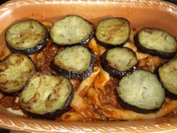 Nudelauflauf mit Hackfleisch und Auberginen - Rezept - Bild Nr. 9