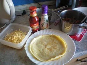 Überbackene Pfannkuchen mit Hackfleisch - Rezept - Bild Nr. 4