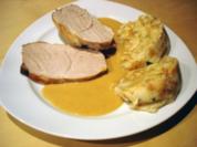 Fränkischer Schweinebraten mit Serviettenkloß - Rezept