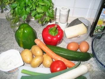 Gemüse-Quiche - Rezept