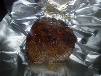 Roastbeef zum Abendbrot mit Bratkartoffeln und Zwiebelbrot - Rezept - Bild Nr. 4