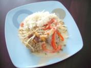 Hackfleischbällchen mit Erdnuss - Kokossauce - Rezept