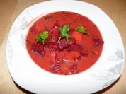 Rote Beete Suppe mit Kartoffeln - Rezept