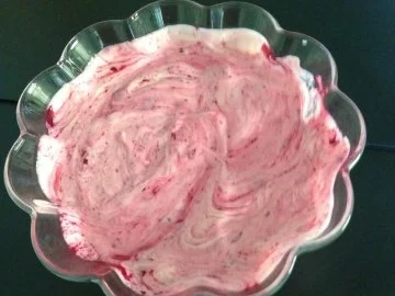 Joghurt-Himbeer-Creme - Rezept