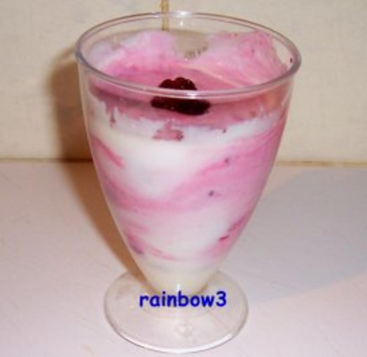 Dessert: Orangenquark mit Himbeeren - Rezept