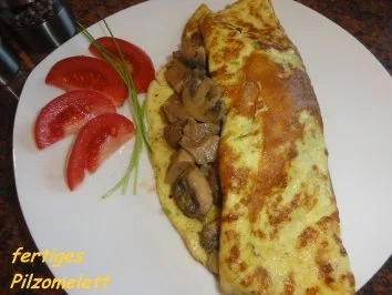 Rezept: Eier: OMELETT mit PILZFÜLLE Bild Nr. 10 Eier: OMELETT mit PILZFÜLLE - Rezept - Bild Nr. 10