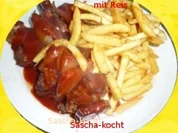 Leber-Schaschlik .. mal mit Pommes - Rezept