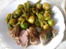 Entenbrust mit lauwarmen Rosenkohlsalat...frei nach Tim Mälzer - Rezept