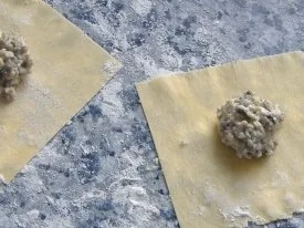 Hausgemachte Tortelloni mit Pilz-Hähnchenfüllung - Rezept - Bild Nr. 3