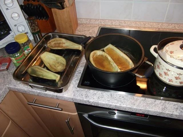 Rezept: Auberginen Dieter´s Art Bild Nr. 4 Auberginen Dieter´s Art - Rezept - Bild Nr. 4