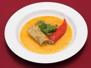 Paprika und Kohlblätter gefüllt (Lucy von "No Angels") - Rezept