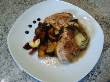 Rezept: Hähnchenbrust gefüllt Hähnchenbrust gefüllt - Rezept