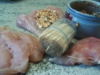 Rezept: Hähnchenbrust gefüllt Bild Nr. 3 Hähnchenbrust gefüllt - Rezept - Bild Nr. 3