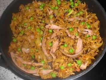 Gebackener Reis mit Ente - Rezept - Bild Nr. 4