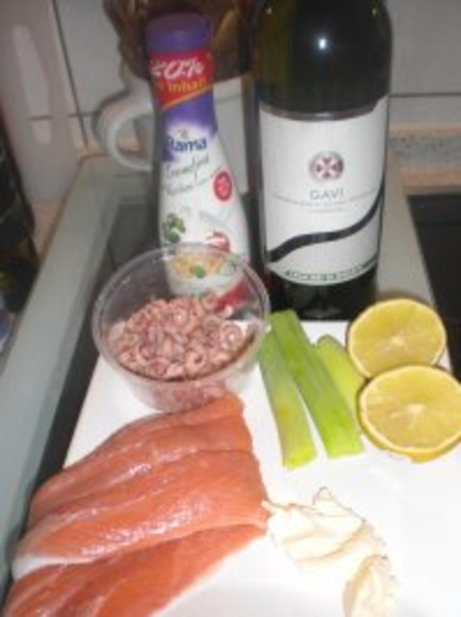 Fischragout in  Weißwein-Zitronensahne - Rezept - Bild Nr. 2
