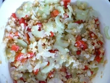 Linsensalat mit Forellenfilets - Rezept - Bild Nr. 4