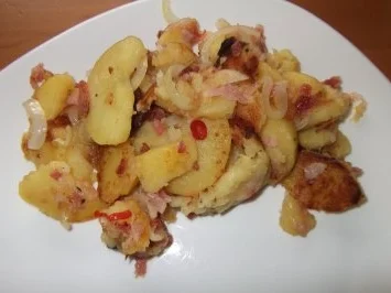 Bratkartoffeln Dieter´s Art - Rezept
