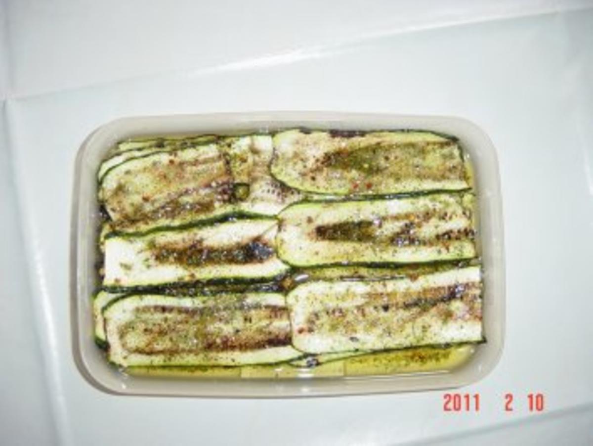 Gegrillte Zucchini von Sergio - Rezept